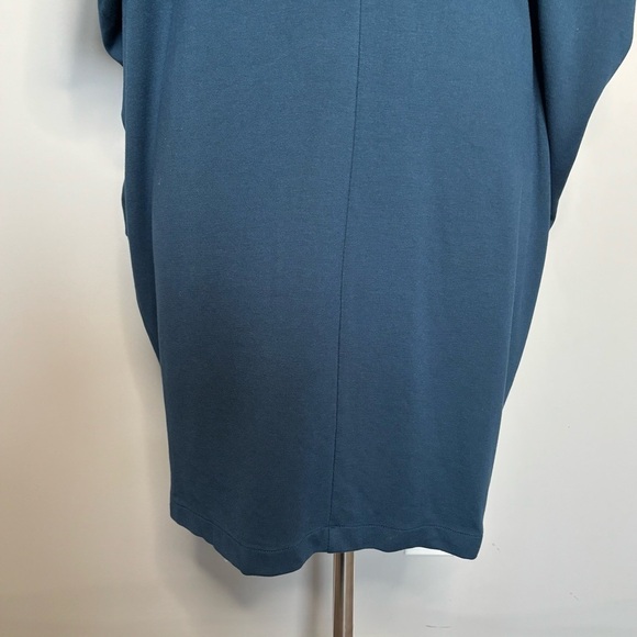 The Tiny Closet Peacock Blue Painter Dress, Medium - Picture 11 of 13